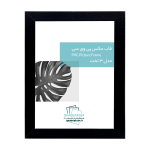 قاب عکس مدرن مدل 3 تخت مشکی