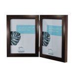 قاب عکس کتابی 2 تکه قهوه ای مسی