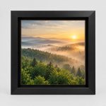 قاب عکس باکسی عمق ۲ سانت بدون شیشه مشکی - تصویر 12